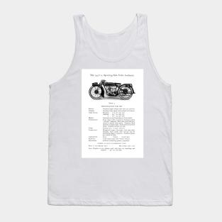 Sunbeam motorbike catalogue 1927 Tank Top